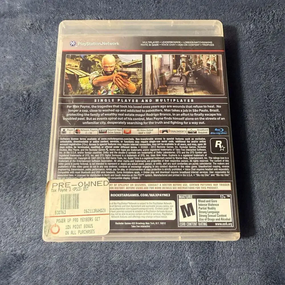 Max Payne 3 - Playstation 3
